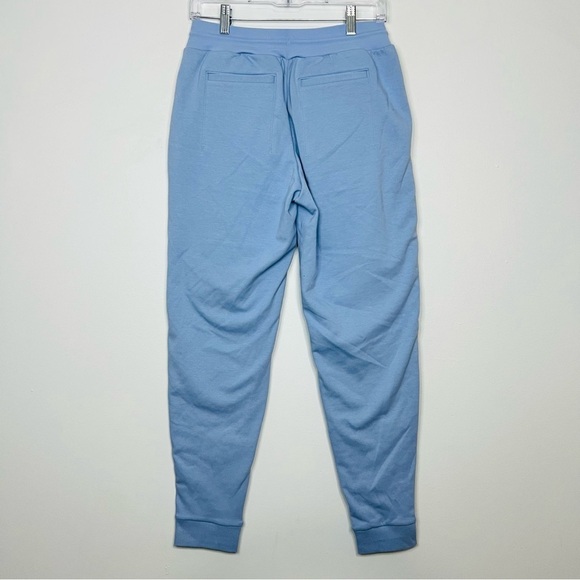 ATHLETA solstice quilted blue joggers size 2 - Picture 7 of 9